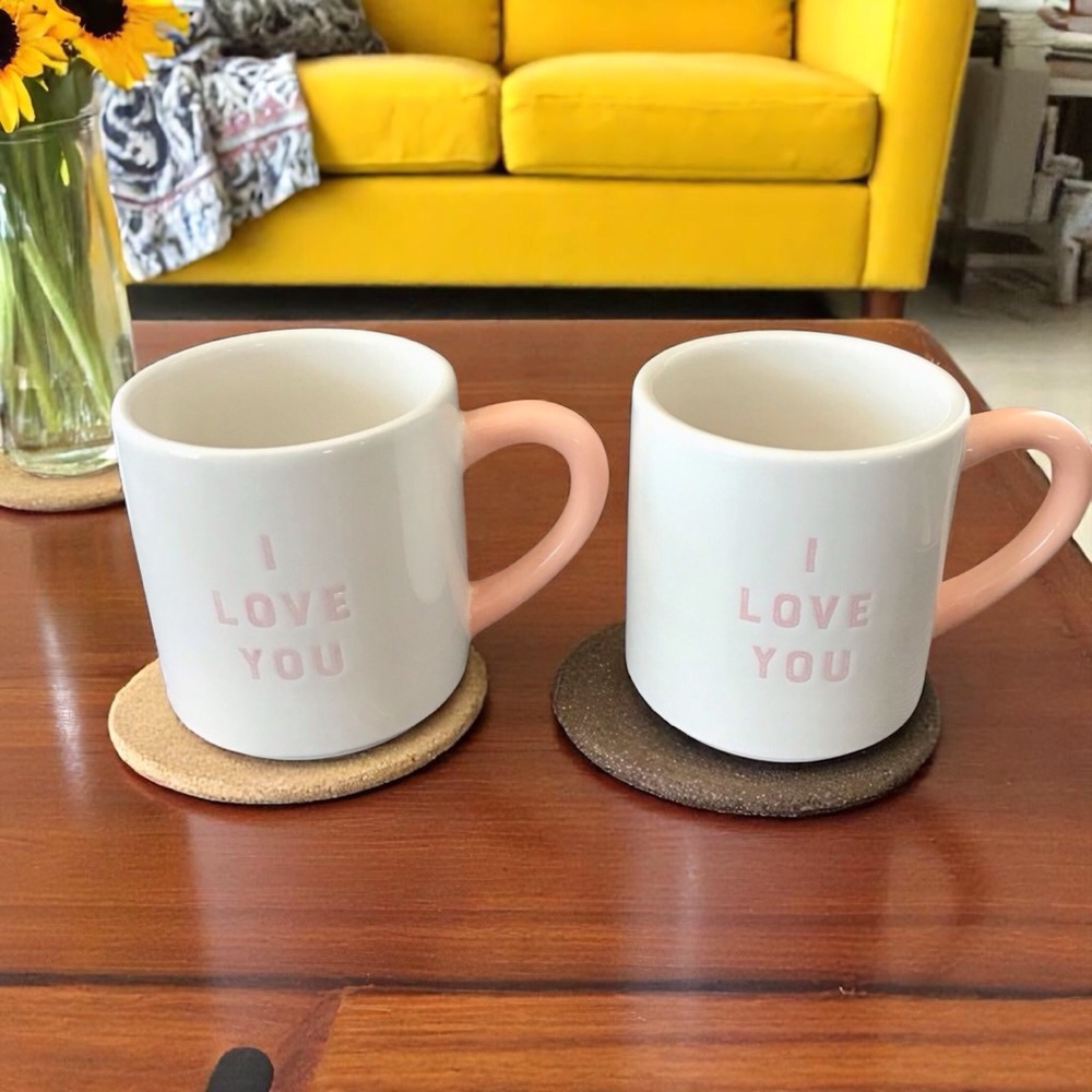 Set of I Love You Coffee Mugs